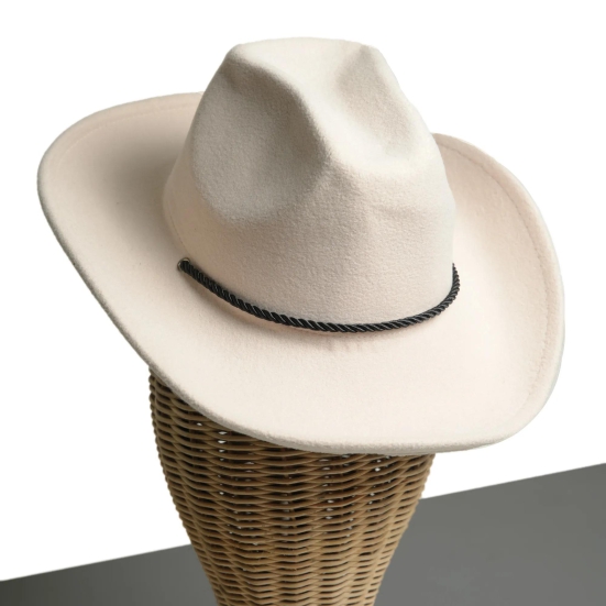 Chokore Vintage Cowboy Hat (Off White)