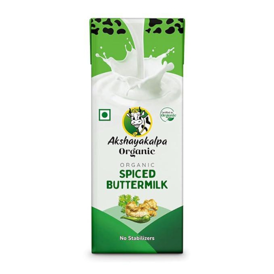 Organic Spiced Butter Milk UHT 200 Ml