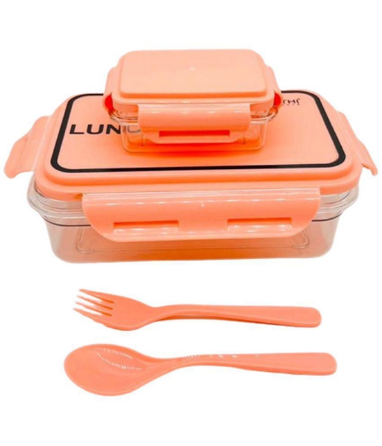 Handa Plastic Lunch Box 2 - Container ( Pack of 1 )