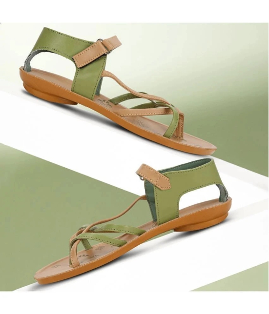 Paragon Green Floater Sandals - None