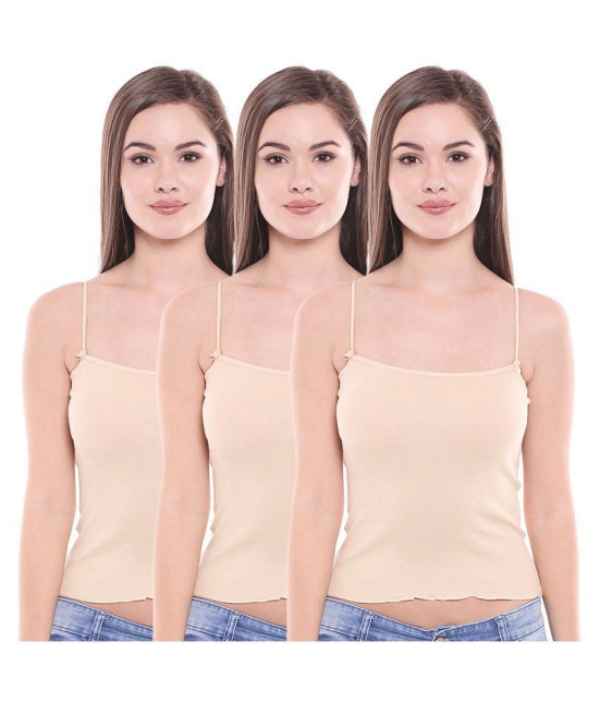 Bodycare Cotton Camisoles - Beige - M