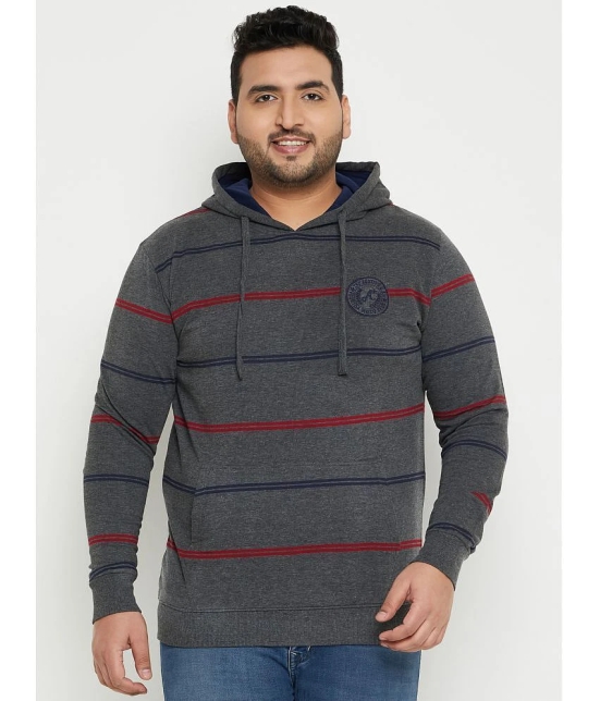 AUSTIVO Fleece Hooded Mens Sweatshirt - Grey ( Pack of 1 ) - None