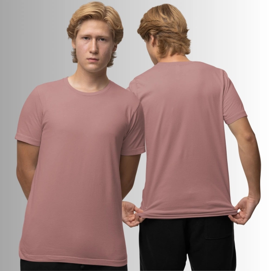 Interstellar Basic Salmon Pink T-Shirt-Salmon Pink / M-40