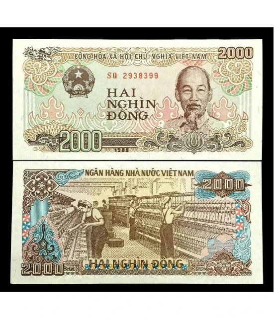 Vietnam 2000 Dong Top Grade Gem UNC