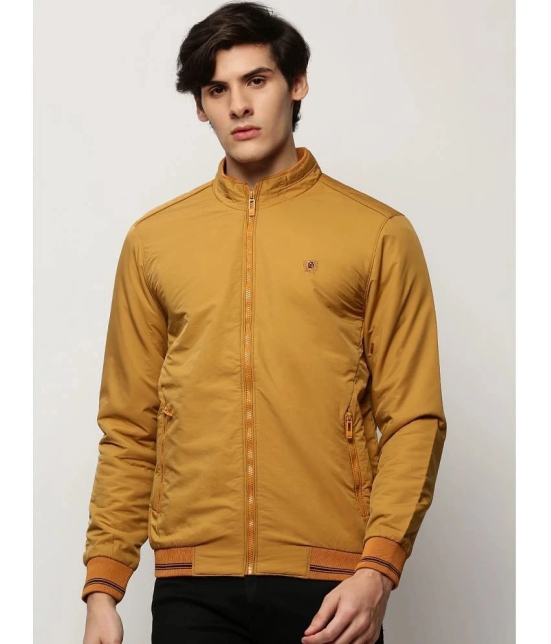 Showoff Nylon Mens Windcheater Jacket - Mustard ( Pack of 1 ) - None