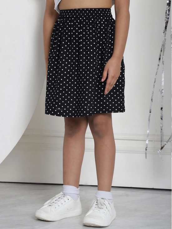 MINI & MING Girls Polka Dots Printed A-Line Skirts