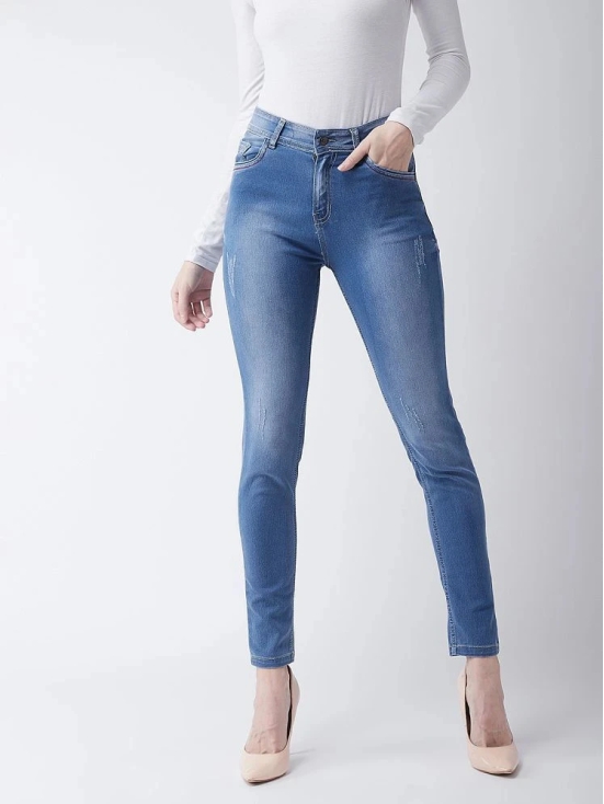 Miss Chase - Blue Denim Skinny Fit Womens Jeans ( Pack of 1 ) - None