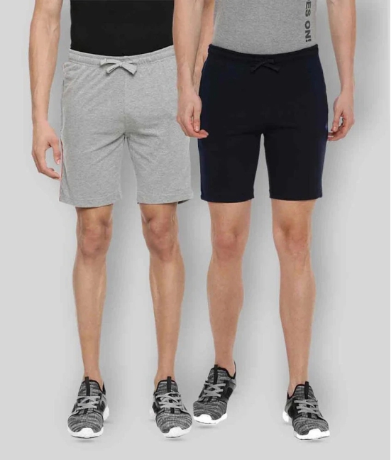 Dollar - Multi Cotton Blend Mens Shorts ( Pack of 2 ) - None