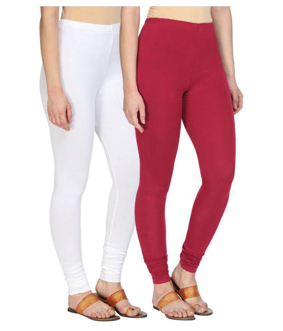 Alena Cotton Lycra Pack of 2 Leggings - XL