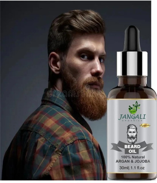 PURE JANGALI ORGANICS Beard Growth Oil- For Stimulating fast Beard Growth Hair Oil 30ML