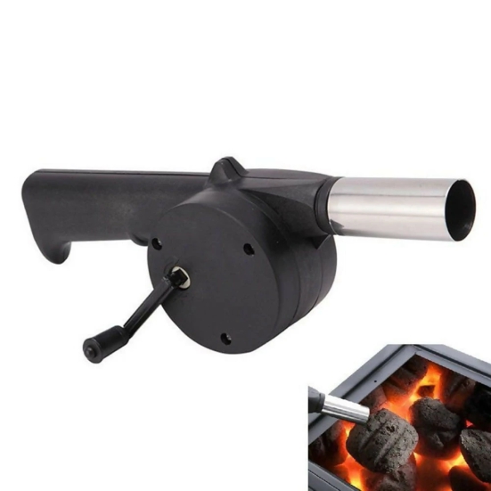 Outdoor Fire Bellows: Hand-Crank Air Blower for Barbecue Bliss