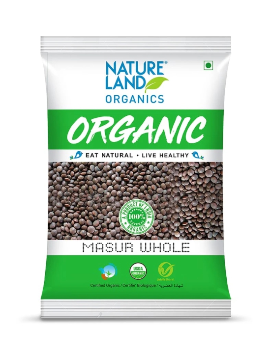 Natureland Organics Masur Whole 1 kg