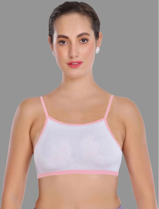 Madam - Pink Lycra Non Padded Womens Everyday Bra ( Pack of 1 ) - None