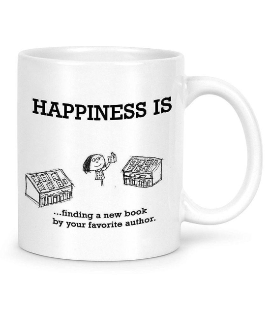 Idream Quote Printed Ceramic Coffee Mug 1 Pcs 330 mL - White