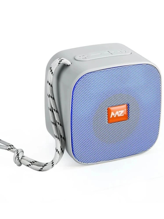 MZ M405SP 5 W Bluetooth Speaker Bluetooth V 5.0 with SD card Slot Playback Time 6 hrs Grey - Grey