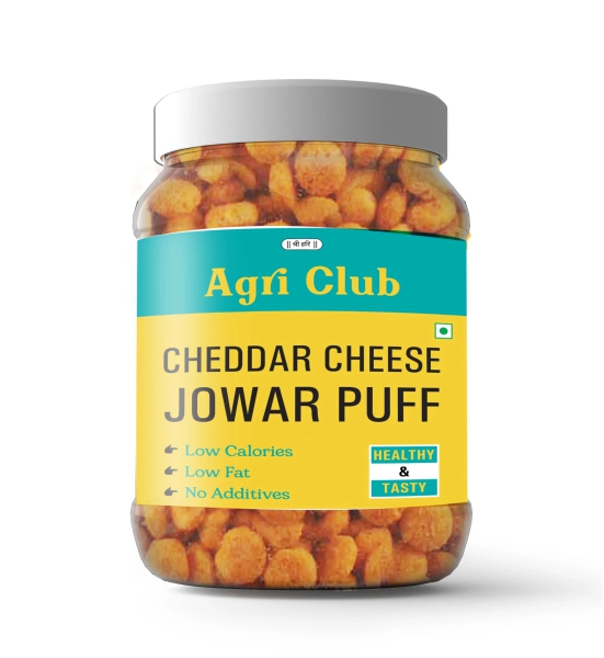 Agri Club Cheddar Cheese Jowar Puffs, 100 gm (Pack of 2)