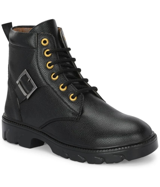 Leeport Black Mens Casual Boots - None