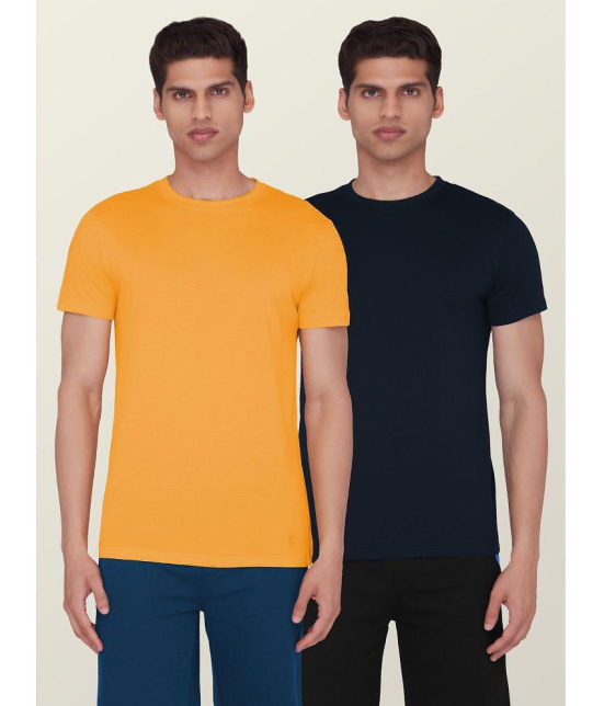 XYXX - Multicolor Cotton Regular Fit Mens T-Shirt ( Pack of 2 ) - None