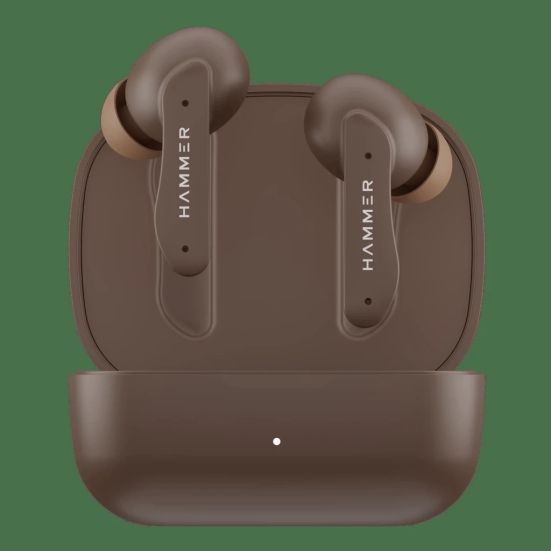 Hammer Solitude TWS Bluetooth Earbuds with Bluetooth v5.3,  ENC and Smart Touch Controls