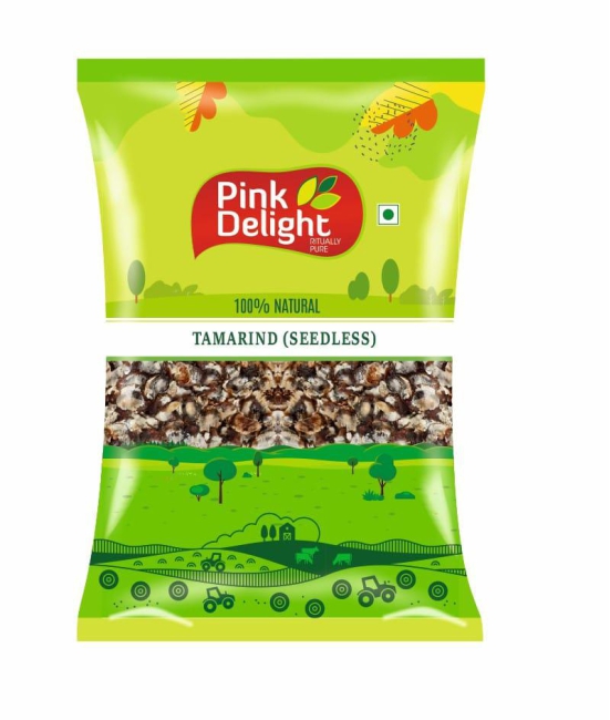 Pink Delight Spices | Imli seedless (Tamarind) | Natural & Organic Whole Spices |1 Kg Pack