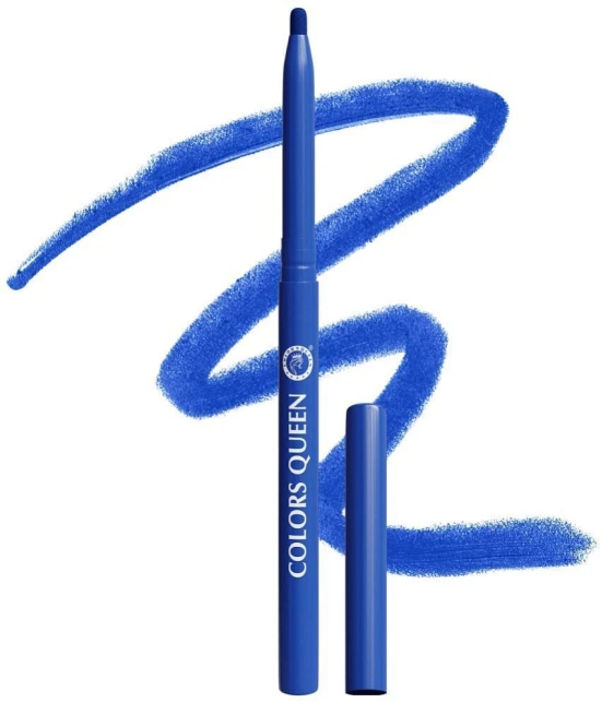 Colors Queen Blue Matte Kajal 1 g Pencil ( Pack of 1 )