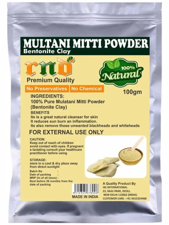 Organic Multani Mitti Powder (Bentonite Clay)