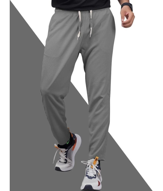 Septem Medium Grey Cotton Blend Mens Trackpants ( Pack of 1 ) - None