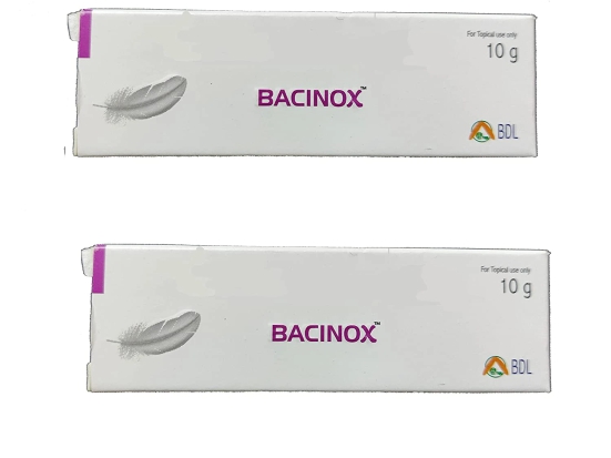 Bacinox Cream 10gm, Pack of 2