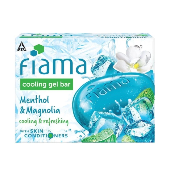 Fiama Cool Gel Bar Menthol & Magnolia With Skin Conditioners125G Soap