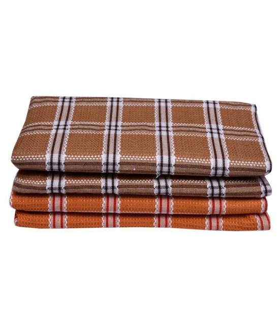 Akhil Set of 4 Cotton Bath Towel Multi - Multi