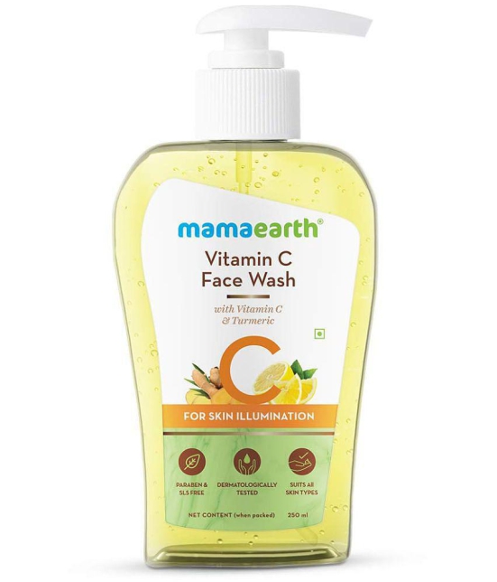 Mamaearth Vitamin C Face Wash with Vitamin C and Turmeric for Skin Illumination - 250ml