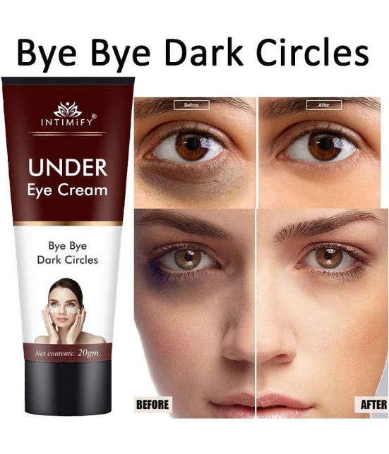 Intimify Under eye cream, dark circle cream, eye lift cream dark circle remover, eye puffyness wrinkles cream Eye Mask 20 g