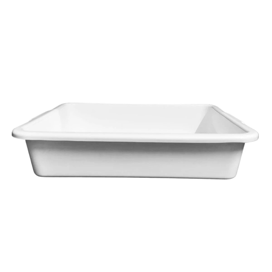 Laboratory Tray-375x300x75MM White Opaque