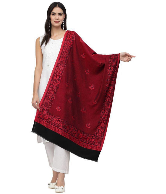 Anekaant - Red Synthetic Womens Stole ( Pack of 1 )