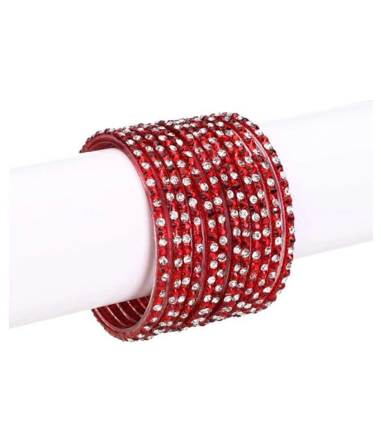 AFAST - Red Bangle Set (Pack of 1) - None