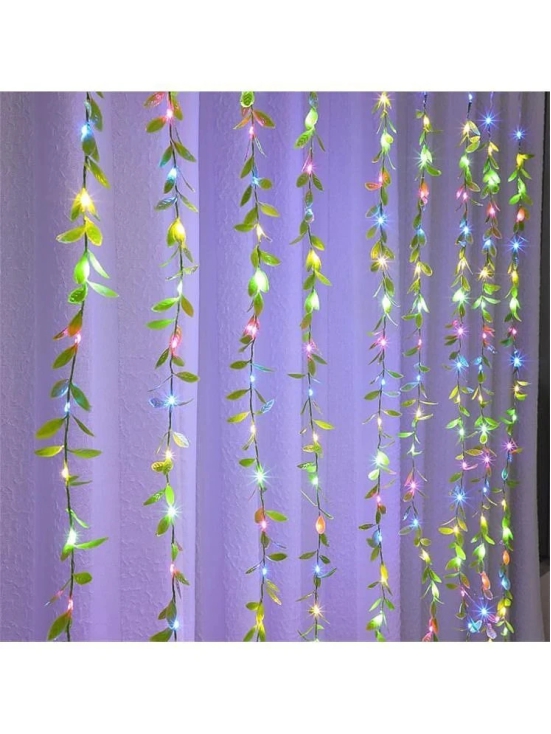 MIRADH Multicolor 3Mtr Curtain String Light ( Pack of 1 ) - Multicolor