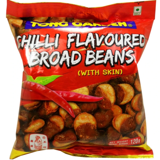 Tong Garden Tg Broad Beans Chilly Flavour, 120 Gm