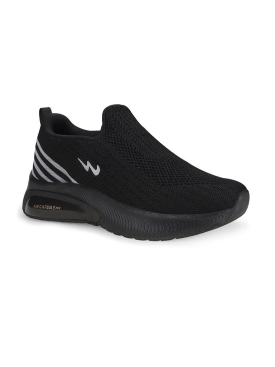 Campus Panel Black Silver Mens Casual Shoes