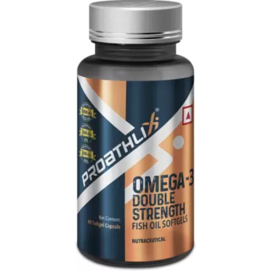Proathlix Omega 3  Fish Oil  Double Strength (60 Cap)