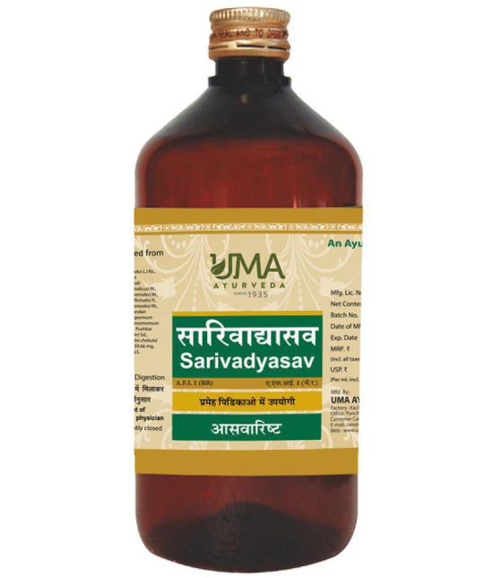 UMA AYURVEDA Sarivadyasava_450_ml Liquid 1 kg Pack Of 1