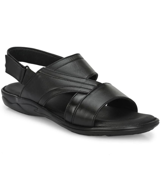 Leeport - Black Mens Sandals - None