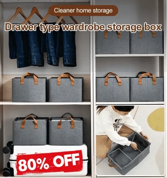 Premium Multi-functional Wardrobe ORGANIZER--Buy 3 Get 2 Free (Total 5)