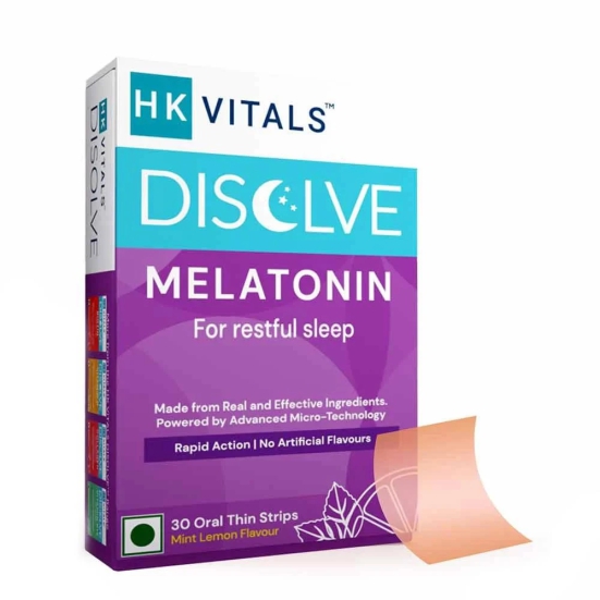 HealthKart HK Vitals DISOLVE Melatonin,  30 Strip(s)  Lemon Mint