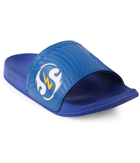 Campus - Navy Blue Mens Slide Flip Flop - None