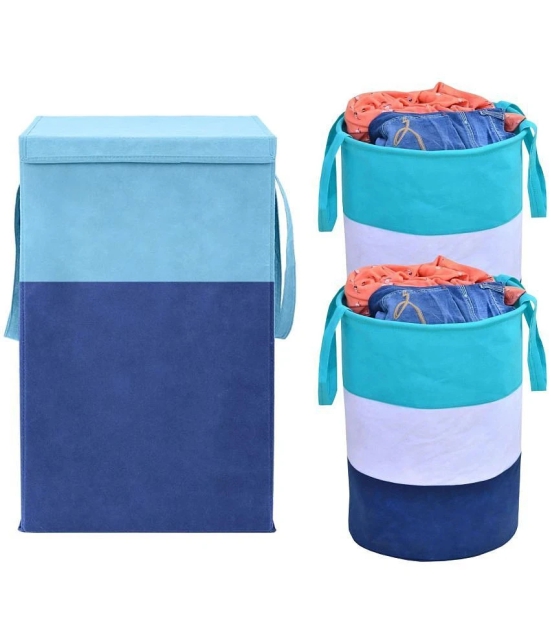 SH NASIMA Blue Laundry Bag