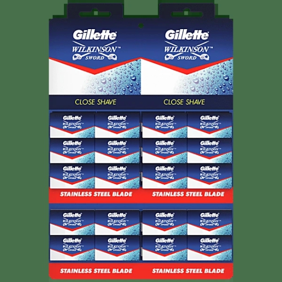 Gillette Shaving Blades - Wilkinson Sword Saloon Pack, 10 Pcs