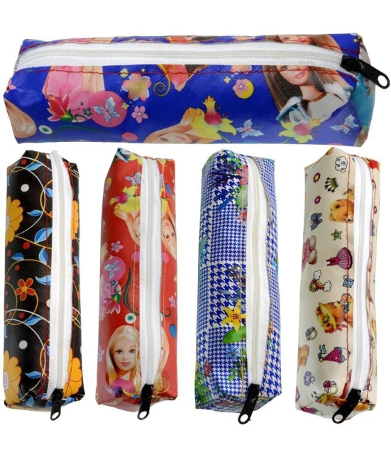 5 Pieces Pencil Box Pouch Cases