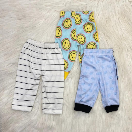 This value pack of 3 pants for babies is perfect for stocking up your baby's wardrobe-6 - 12 Month