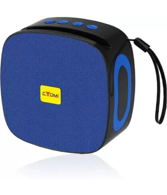 CYOMI CY_MAX614 5 W Bluetooth Speaker Bluetooth v5.0 with SD card Slot Playback Time 10 hrs Blue - Blue