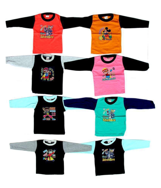 Baby boy cotton t-shirt (pack of 8) - None